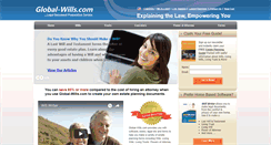 Desktop Screenshot of global-wills.com